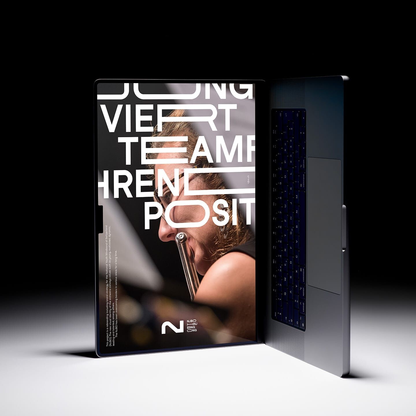 Screen design NJBO branding